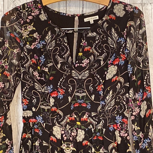 NEW Modcloth Lace & Mesh Maxi Dress SUPER CUTE - Picture 3 of 6